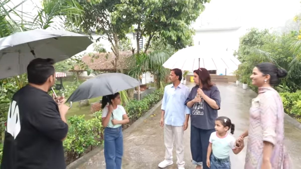 farah khan visits gaurav taneja farmhouse