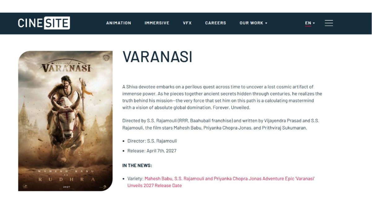 SS Rajamouli’s Varanasi Plot Leaked? VFX Firm Synopsis Reveals Shocking ...