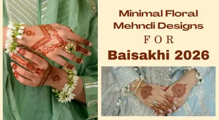 Baisakhi 2026: Minimal Floral Mehndi Designs For Punjabi Harvest Festival