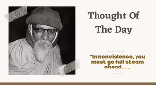 Thought Of The Day By Vinoba Bhave: Today's Motivational Quote On Nonviolence With Meaning