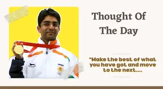 Thought Of The Day By Abhinav Bindra: Today's Motivational Quote On Gratitude And Resilience With Meaning