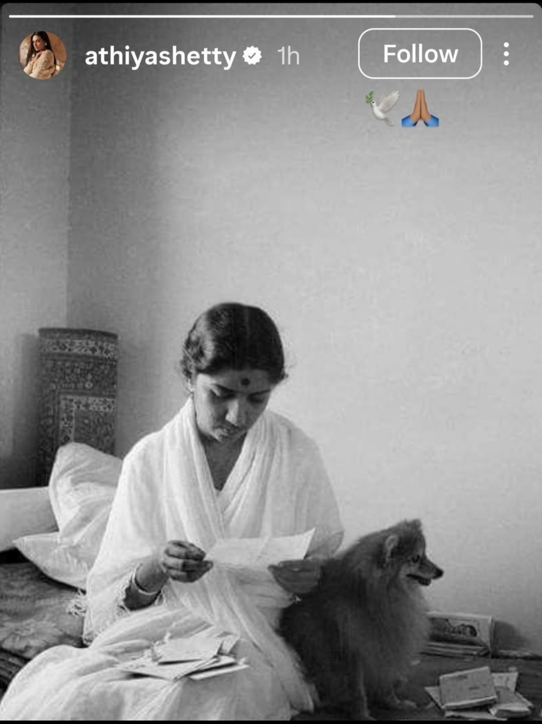 athiya shetty asha bhosle tribute