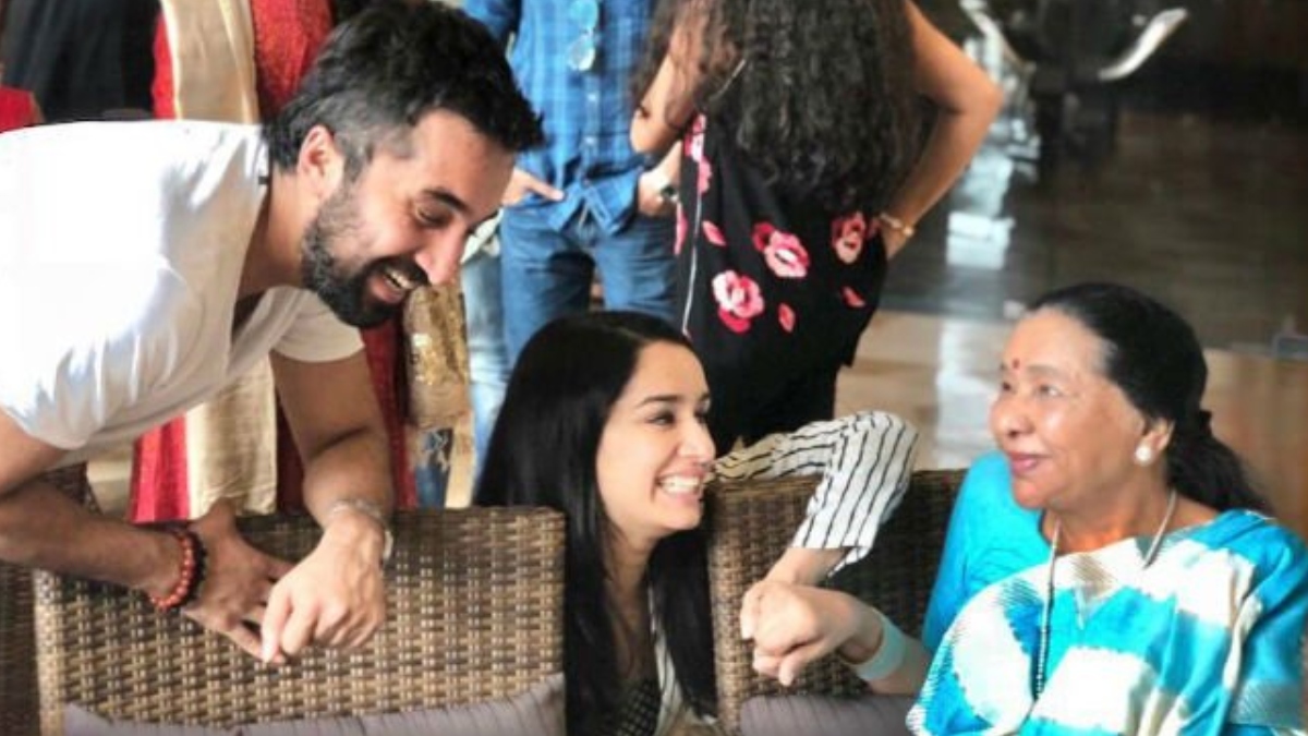 Shraddha Kapoor with Asha Bhosle