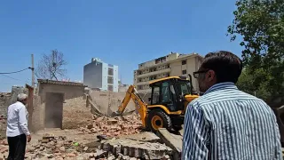 Gangster Kaushal Chaudhary's Illegal Property Worth Crores Demolished In Gurugram
