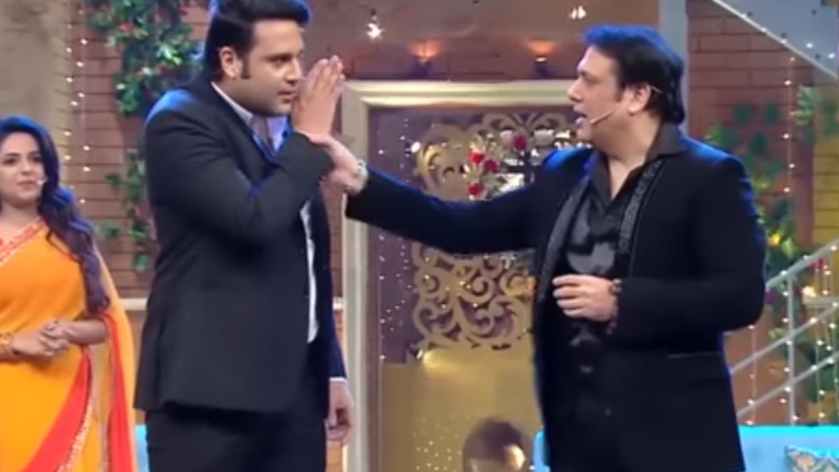 govinda and Krushna Abhishek together