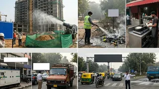 GRAP Stage-I Enforced Across Delhi-NCR As AQI Falls To ‘Poor’ Category; List Of Activities Not Allowed