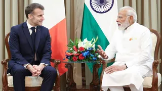 PM Modi, French Prez Macron Hold Talks On West Asia Crisis, Call For Safe Navigation In Hormuz