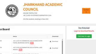 Jharkhand JAC Class 8th Result 2026 Out: Download Scorecard At jacresults.com, Check Steps & Direct Link Here