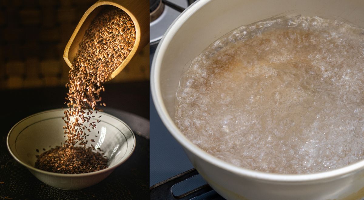 how to make flaxseed hair gel for curly hair