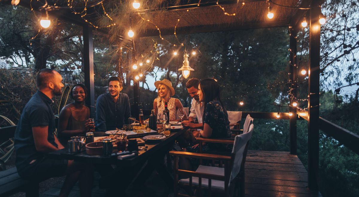 dinner spot in balcony