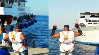 'Unreal Determination': Egyptian Man Sets World Record By Dragging 720-Tonne Ship Using His Teeth
