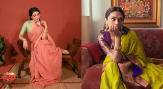 Contrast Sarees For The Win: Aditi Rao Hydari, Samantha Ruth Prabhu And Others Champion The Trend In 2026
