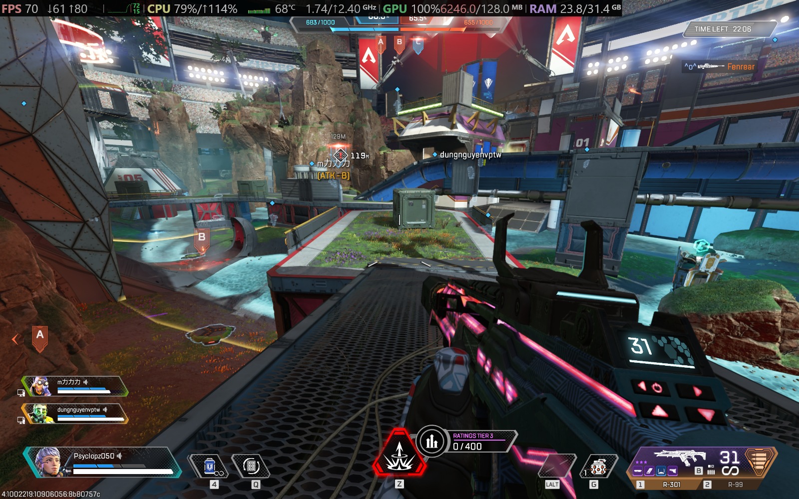 Apex Very High Settings