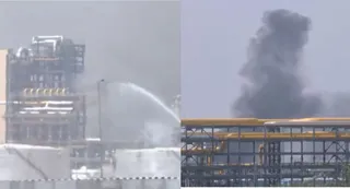 Massive Fire Hits Rajasthan Refinery Day Before Launch By PM Modi | VIDEO