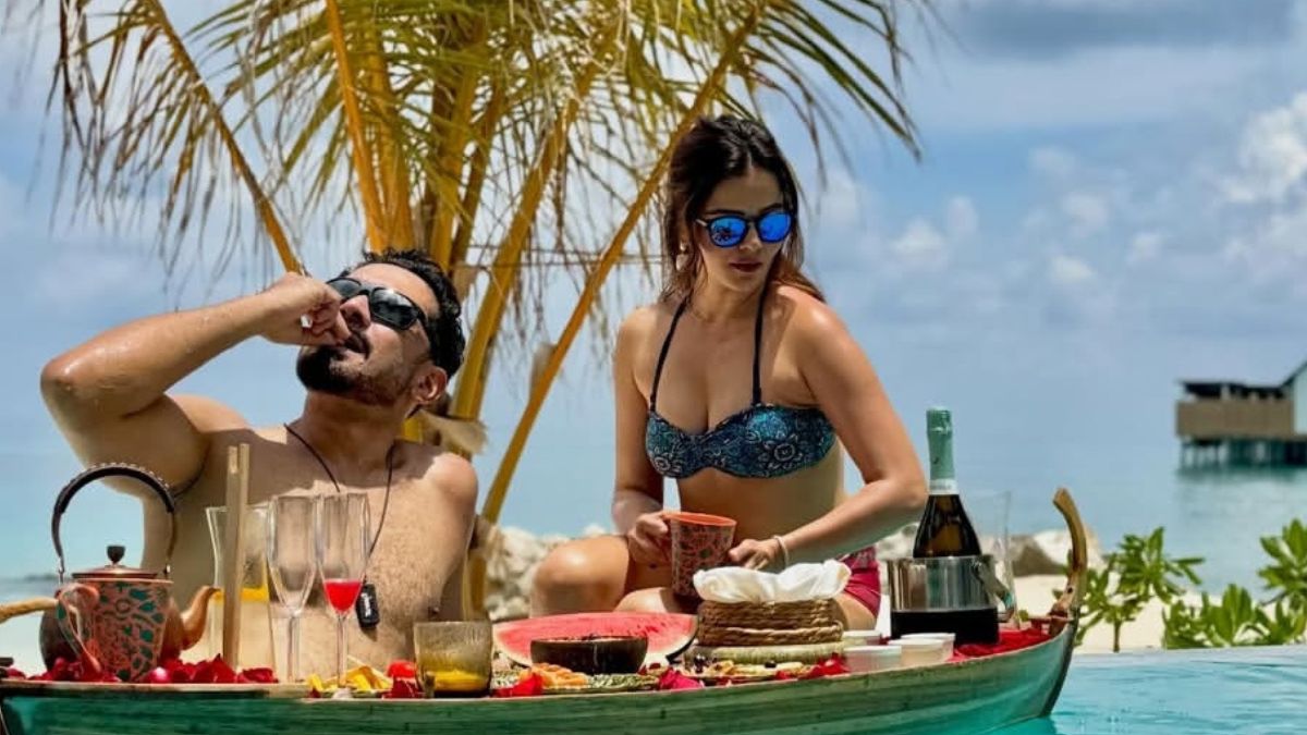 rubina Dilaik maldives vacation...