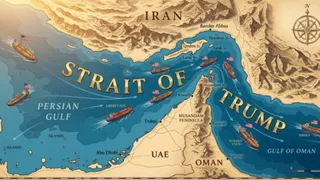'Strait Of Trump': US President Shares Modified Hormuz Map Hours After Iran Warns Of Record Oil Prices