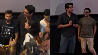Ek Din Screening Turns Special As Aamir Khan, Junaid Khan And Team Surprise Audience
