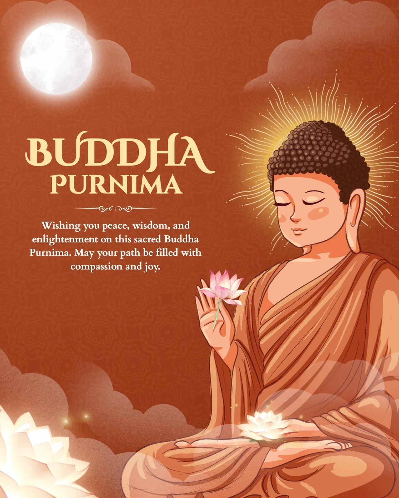 Happy Buddha Purnima 2026 wish