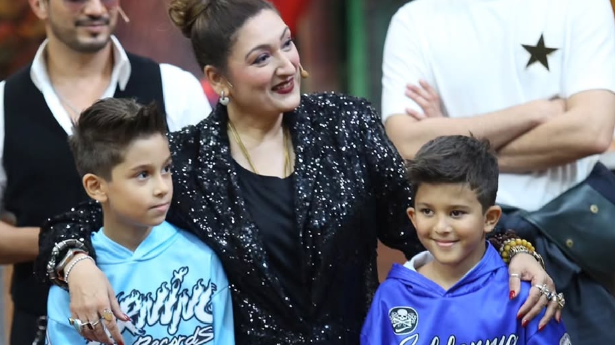 Sunita Ahuja with grandchildren