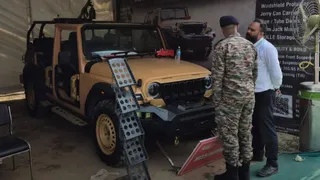 In Pics: Airborne Ready Mahindra Thar Roxx ATV Unveiled; Check Details