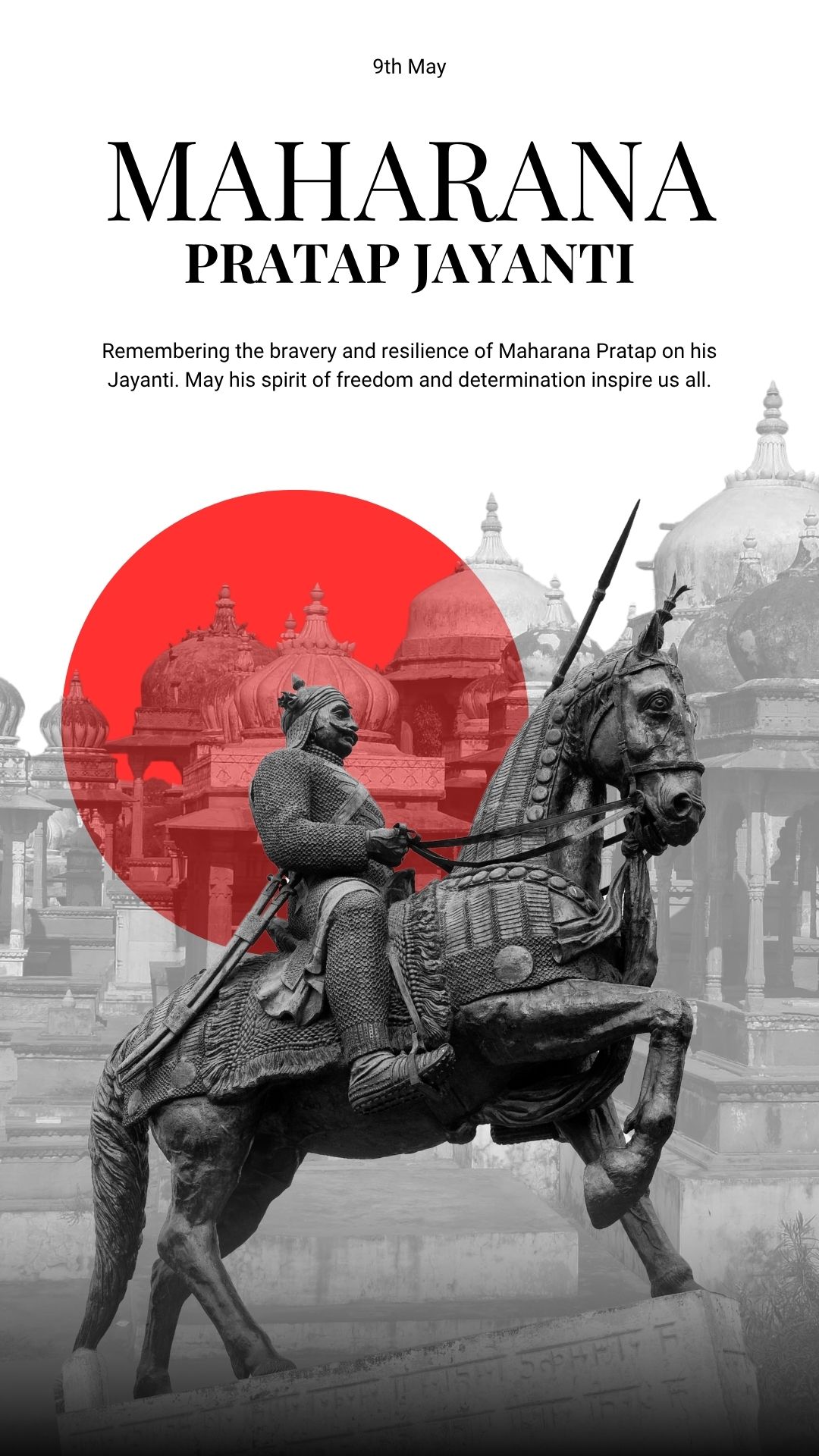 Maharana Pratap Jayanti Instagram Story