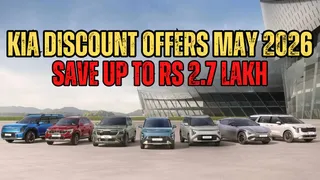 Kia Discount Offers May 2026: Save Up To Rs 2.7 Lakh On Seltos, Sonet, Syros, And More