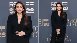 Cannes 2026: Huma Qureshi Serves Boss-Lady Glam In Sharp Black Formal Look | Photos