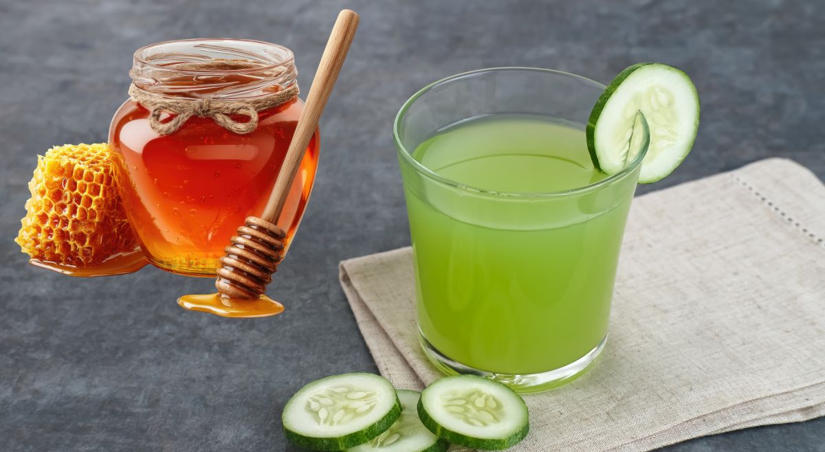 Cucumber Juice With Honey  face pack
