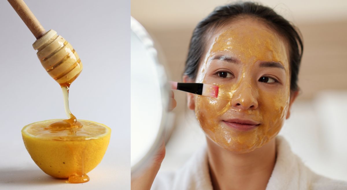 Honey With Lemon Juice face pack