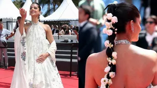 Pakistani Actress Sanam Saeed Makes Cannes Debut In Gajra And Maang Tika, Indians Say ‘Always Copying Us' | PHOTOS