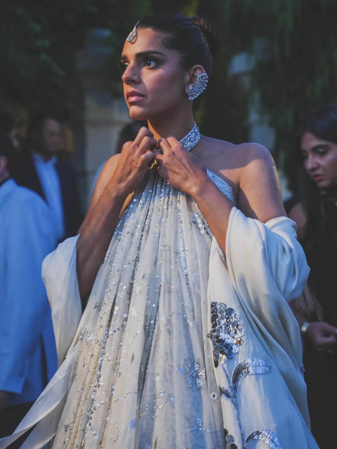 Sanam Saeed debuts at the 79th Cannes Film Festival 2026 in a custom-made Hussain Rehar outfit.  (1)