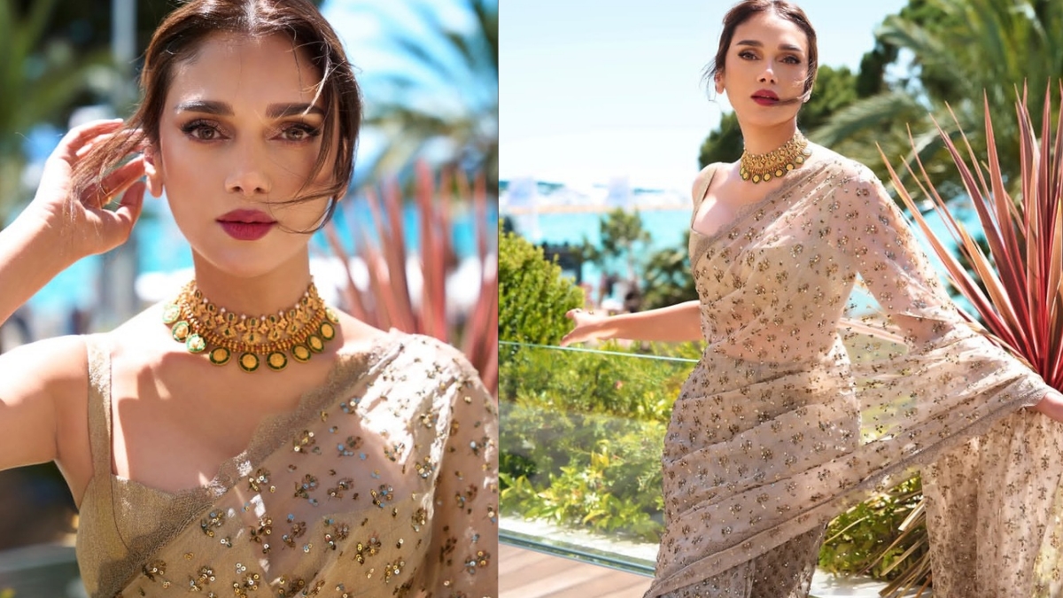aditi rao hydari cannes 2026 saree look