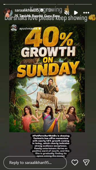 Sara Ali Khan IG story