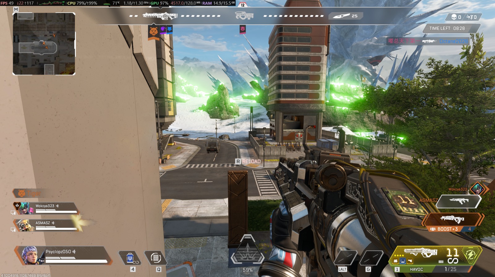 Medium 3GB Apex Settings
