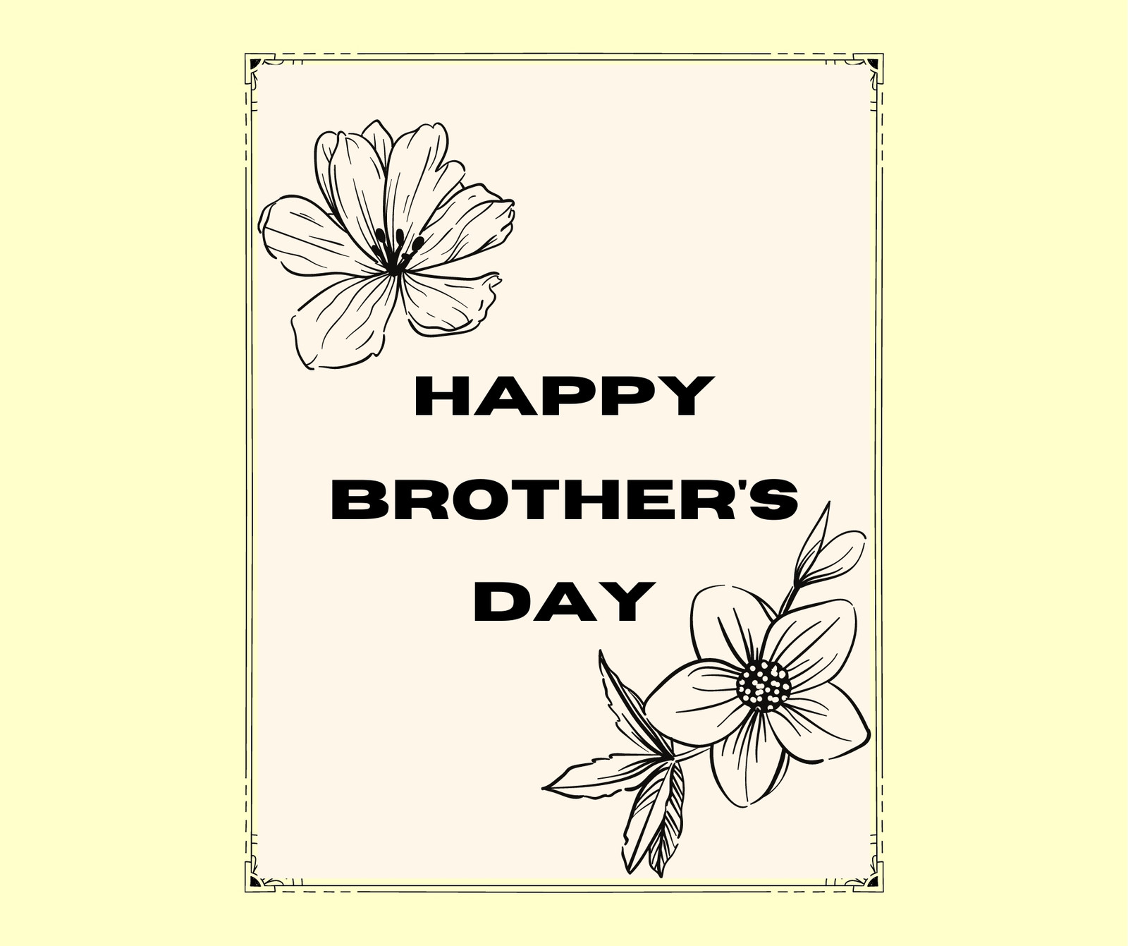 happy Brothers Day 2026 on may 24