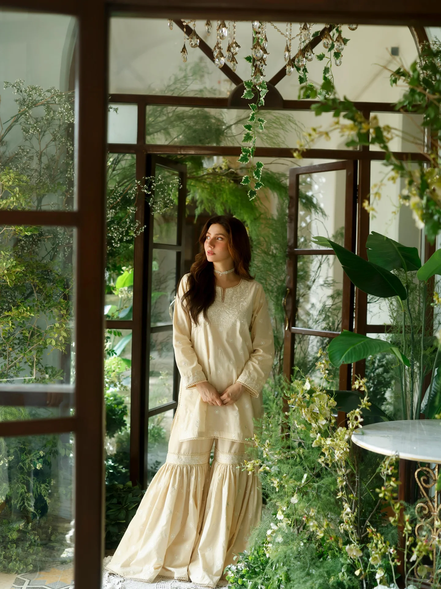 mahira khan in Gharara Suit