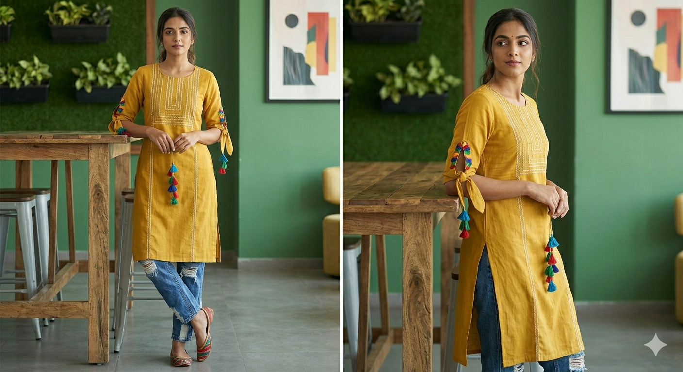 Tassel Detailing Kurti