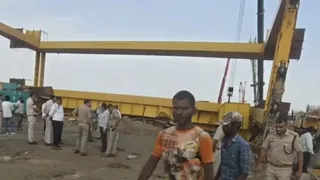 Several Workers Trapped After Overhead Crane Collapses At Jewar Expressway Construction Site; One Dead
