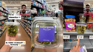 'Personality Tax': Indian Man Shocked After Seeing 'Rs 7,200 Per Kg Bhindi Snacks' In US Store

