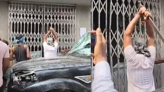 West Bengal: Locals Ransack TMC Leader Jahangir Khan's Office In Falta After His Arrest | Video
