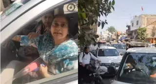 'I Am A Lady': Delhi Woman Refuses To Reverse After Driving On Wrong Side, Sparks Traffic Chaos | Video