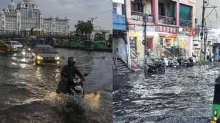 Hyderabad Weather: Heavy Rain Triggers Waterlogging, Traffic Congestion Across IT Corridor; 2 Electrocuted | Forecast