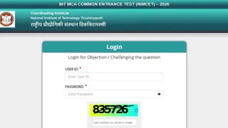 NIMCET 2026 Answer Key Out: NIT Trichy Releases Provisional Answer Key At nimcet.admissions.nic.in, Submit Objections Until June 15