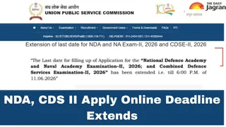 UPSC Extends NDA II And CDS II 2026 Application Deadline Till Tomorrow At upsc.gov.in; Direct Link Here