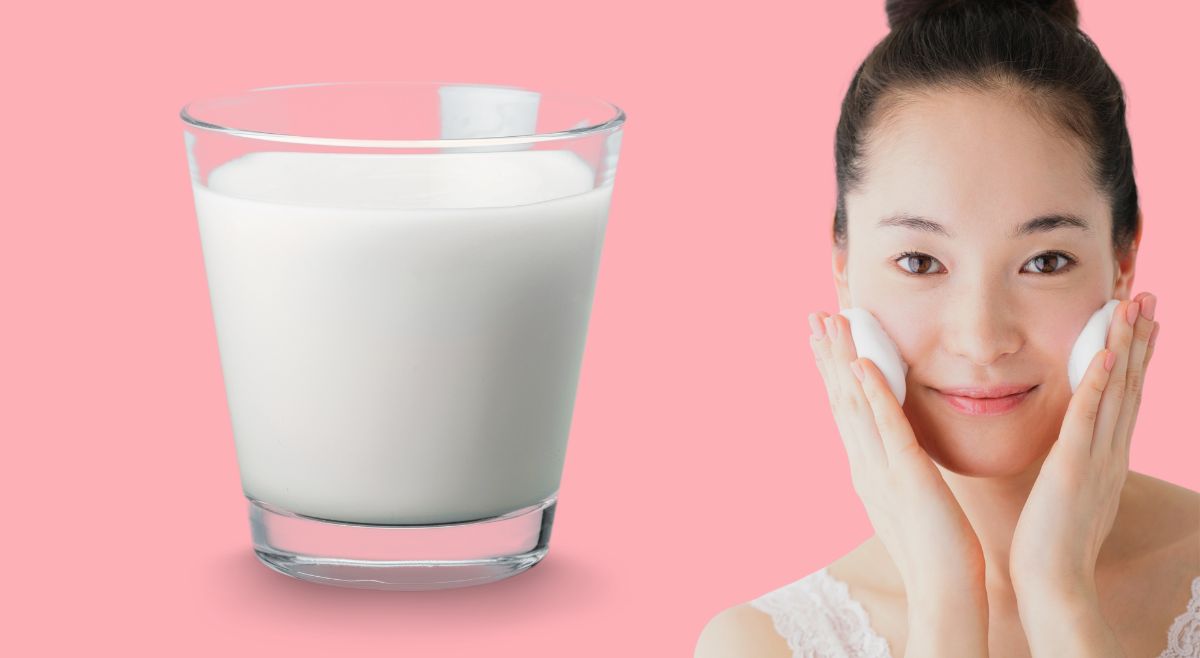 raw milk as cleanser