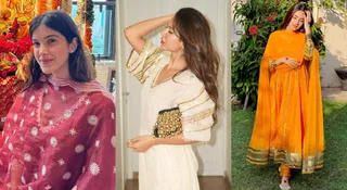 6 Plain Suits With Lace Work For Simple Ethnic Wear
