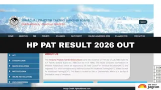 HP PAT Result 2026 Out: Himachal Pradesh Polytechnic Admission Test Result Declares At hptechboard.com; Direct Link Here
