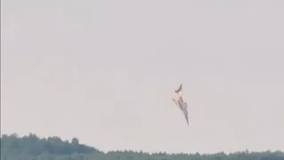 Moment Russian Tu-22M3 Bomber Falls From Sky In Siberia Caught On Camera | WATCH
