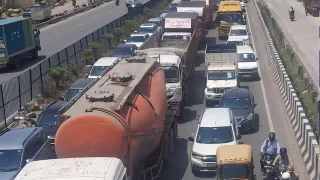 Delhi-Jaipur Highway Chokes For 45 Minutes As Broken-Down Vehicle Triggers Massive Traffic Snarl