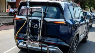Tata Sierra Spied With Emission Testing Equipment; CNG Variant To Be Launched Soon?